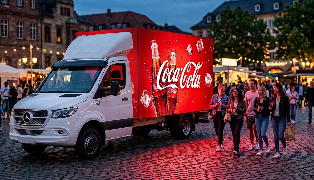 MobiLEDAds mobile billboard advertising truck