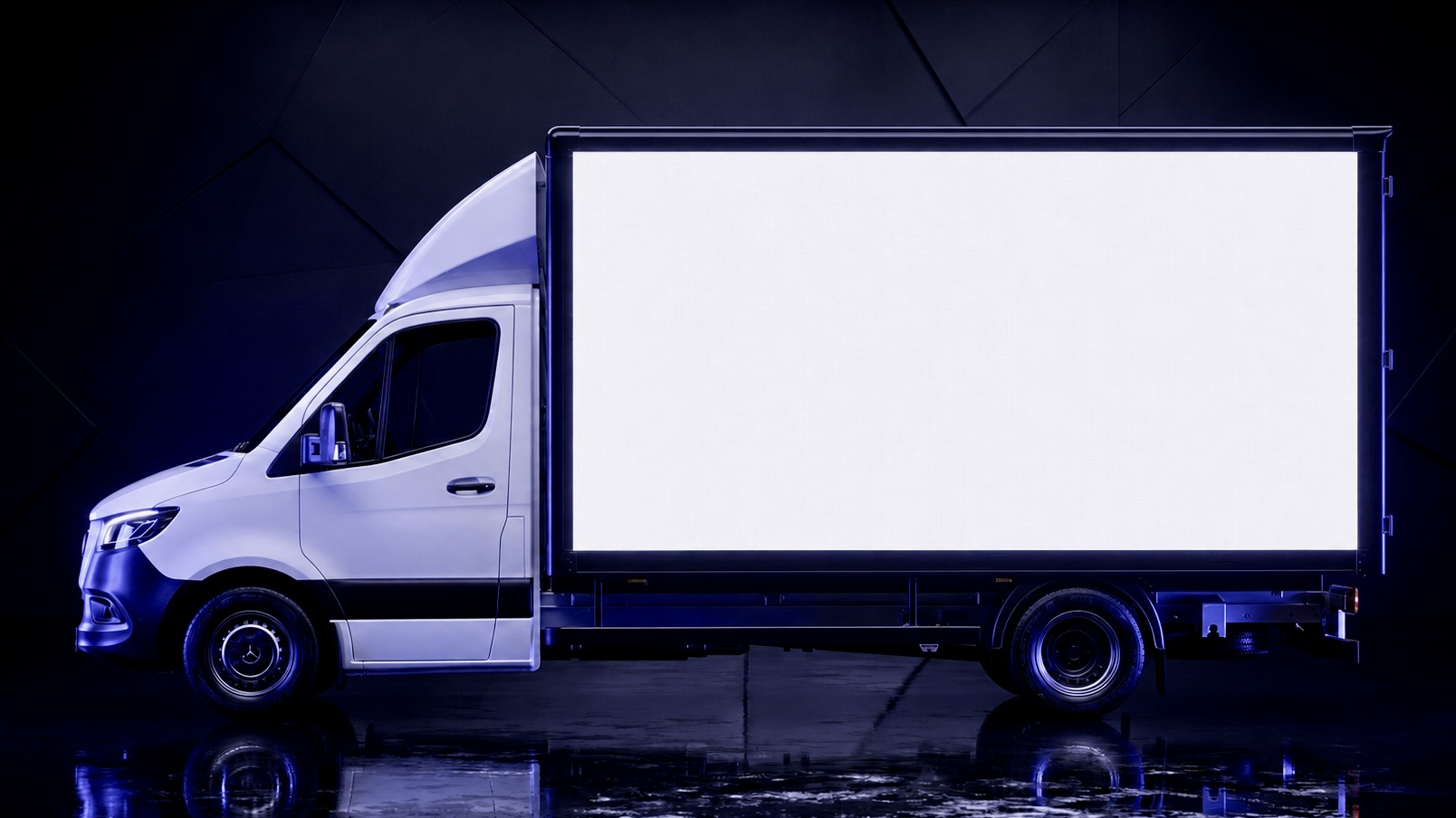 Mercedes Sprinter Advertising Truck Indigo